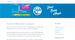 Desktop Screenshot of ecclesia-luebeck.de