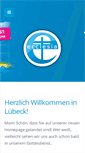 Mobile Screenshot of ecclesia-luebeck.de